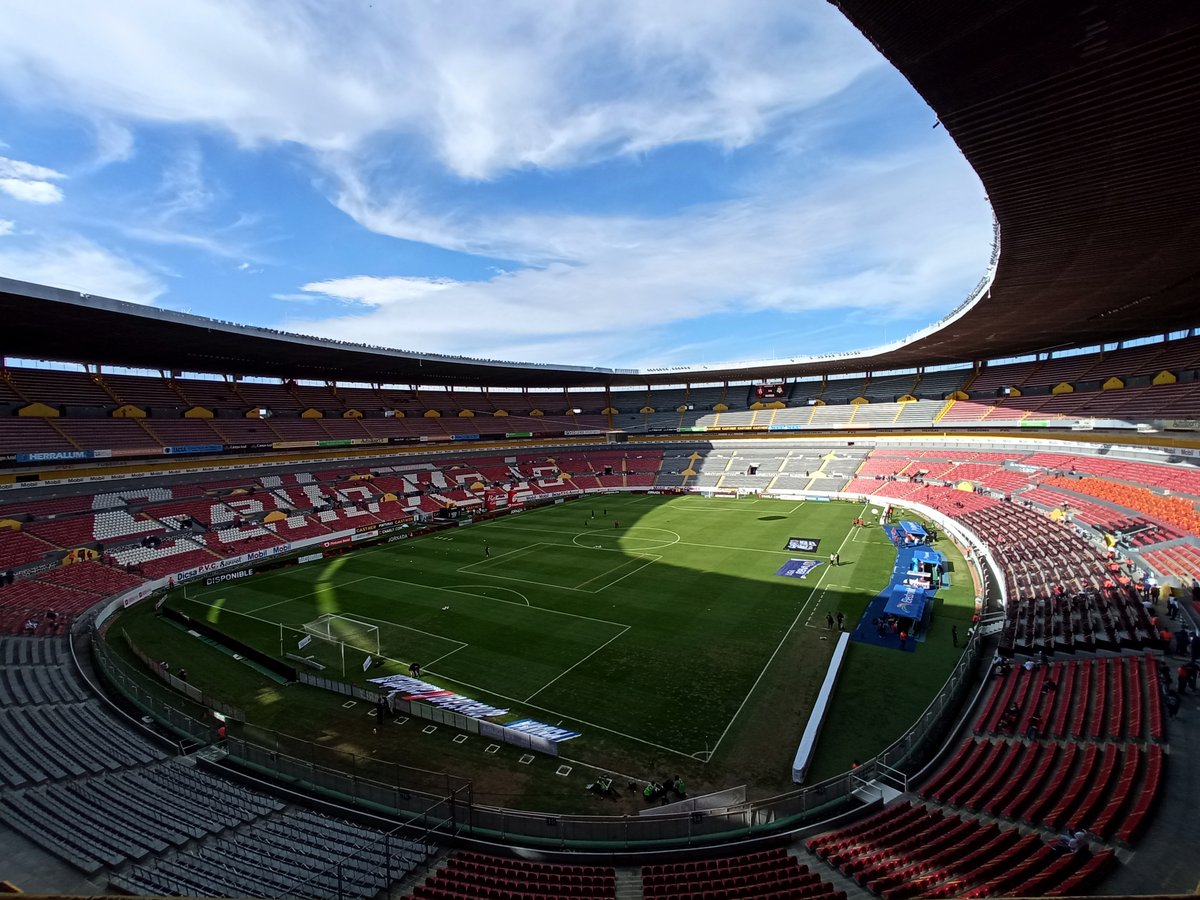 Estadio Jalisco stadium before a football match on February 6, 2022, between Atlas and Santos Laguna
