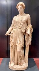 Female Divinity marble sculpture in Herculaneum