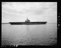 Aircraft carrier USS Intrepid at sea