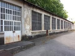 Facade of Montluc Prison workshops in Lyon