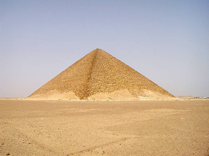 Red Pyramid at Dahshur Egypt