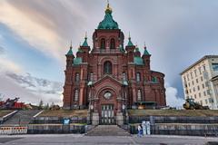 Uspenski Cathedral in Helsinki on a clear day