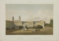 Historic photo of Vilnius St. Joseph Seminary building in Vilnius Lithuania