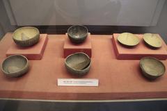 Bowls, plates, and spoons used by prisoners of the French at Hoa Lo Prison in Hanoi
