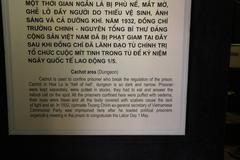 Dungeon inside Hoa Lo Prison Hanoi Hilton historical site