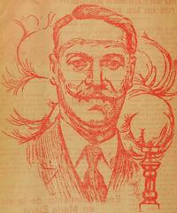 Portrait of Luis Emilio Recabarren, Chilean political leader and founder of the Chilean labor movement