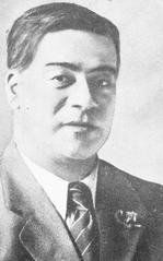 Portrait of Luis Emilio Recabarren, Chilean political leader and father of the revolutionary leftist labor movement