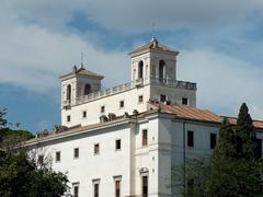 Villa Medici viewed from Trinità dei Monti in Rome