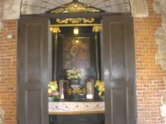 Altar in the passage of Florian Gate in Krakow