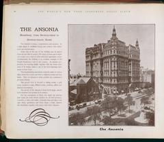 The Ansonia building on Broadway between Seventy-third and Seventy-fourth Street in New York City