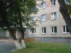 Painted wall of the DAFE hostel at MIPT with colorful artwork and text