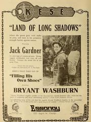 1917 Motion Picture News advertisement for The Land of Long Shadows film featuring Jack Gardner