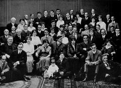 Essanay Chicago Studio Staff circa 1912 black and white photo