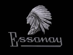 Essanay studios logo from 1915 Charlie Chaplin comedy still
