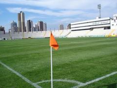 Vila Capanema Stadium exterior under clear sky