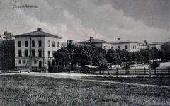 Historic Dragon Barracks at Djurgårdsbrunnsvägen in Stockholm