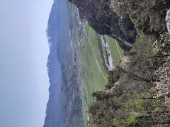 View over Sarcatal valley from Piccolo Dain mountain towards south