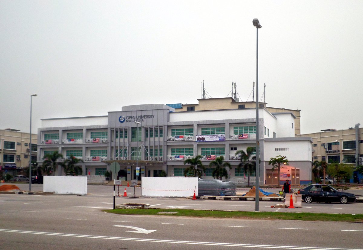 Open University Malaysia campus building in Kuala Lumpur