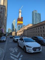 Construction of new CIBC tower at York and Front intersection in 2024