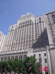 Front view of the historic Fairmont Royal York Hotel in Toronto