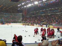 Ice Hockey final at Torino 2006 Winter Olympics in Palasport Olimpico