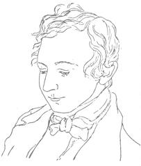 Portrait of Finnish author Zacharias Topelius