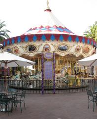Carousel at Fashion Island shopping center in Newport Beach California