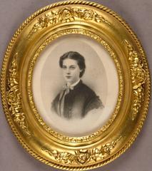 Portrait of young Arabella Huntington in small frame