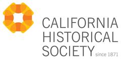 California Historical Society logo with stylized text and palm tree