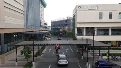 Northwestern Street and Greenhills Mall in Greenhills mixed-use development, San Juan, Metro Manila