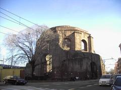 Ancient Roman temple-like nymphaeum known as Temple of Minerva Medica in Rome
