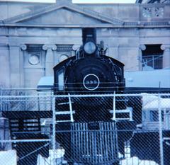 Historic 1893 New York Central Empire State Express Steam Locomotive at NYC West Albany Shops