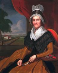 Portrait of Mrs. David Hubbell (Sarah Perry Hubbell) in 19th century attire