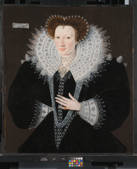 Portrait of Frances Walsingham Lady Sidney in Elizabethan attire