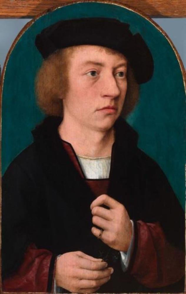 Portrait of a young man by Joos van Cleve