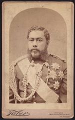 Portrait of King Kalakaua of Hawaii