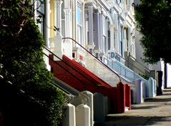 Painted Ladies Victorian houses in San Francisco
