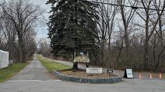 Entrance to St-François Golf Club in Laval in November 2024