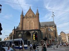 13G tram number 2082 on Amsterdam tram line 11 at Dam Square tram stop