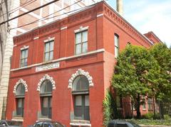 Historic Class and Nachod Brewery bottling house building in Philadelphia, now private student housing