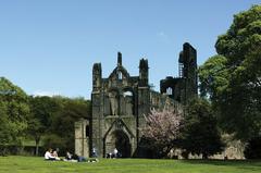 Kirkstall Abbey ruins in Leeds, England