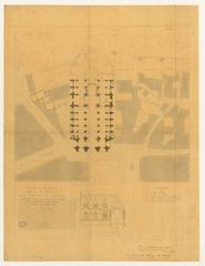 Architectural drawing of the completion project of Nantes Cathedral with sacristies and bishop's residence, Loire-Inférieure, 1853