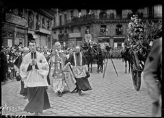 Funeral ceremony by Bishop Le Fer de La Motte in Nantes Cathedral for 79 victims of the Saint-Philibert shipwreck