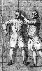 Skull cap worn by prisoners in the Fleet and Marshalsea prisons in London, 1729