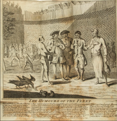 Fleet Prison front piece illustration for William Paget's The Humours of the Fleet