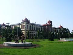Front view of Patna Museum building in India