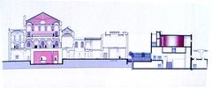 Map of the extension plan for the National Museum of Bardo in Tunisia