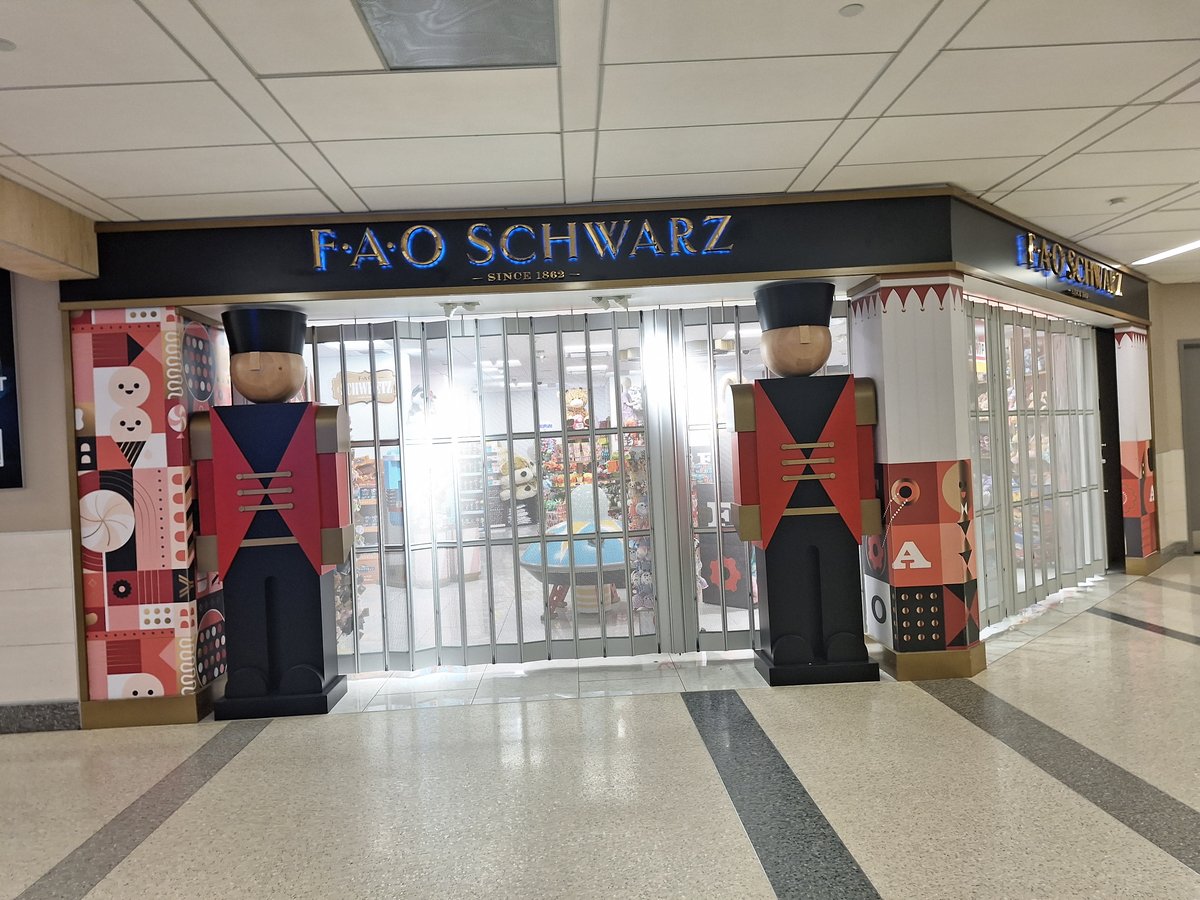 FAO Schwarz toy store inside Norfolk International Airport