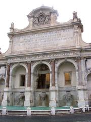Fontana dell'Acqua Paola fountain in Rome Italy