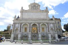 Fontanone dell'Acqua Paola monumental fountain in Rome Italy